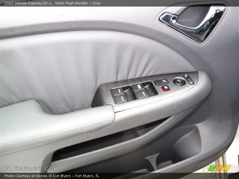 Silver Pearl Metallic / Gray 2007 Honda Odyssey EX-L