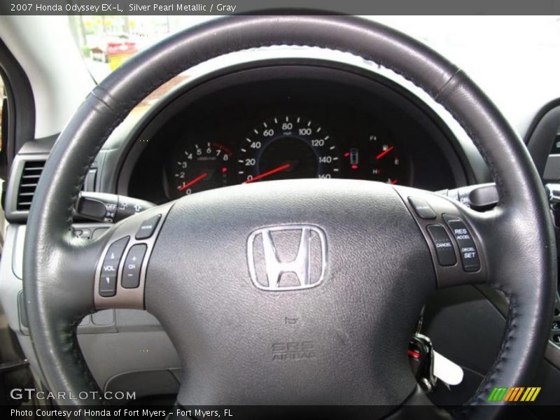 Silver Pearl Metallic / Gray 2007 Honda Odyssey EX-L
