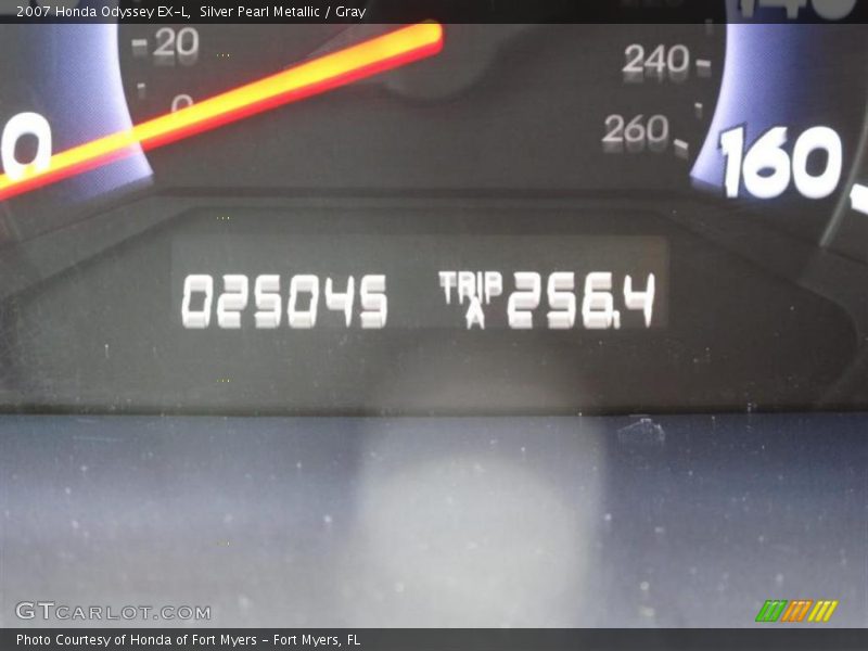 Silver Pearl Metallic / Gray 2007 Honda Odyssey EX-L