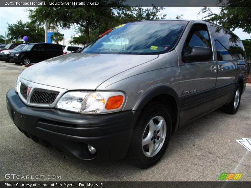 Liquid Silver Metallic / Gray 2005 Pontiac Montana