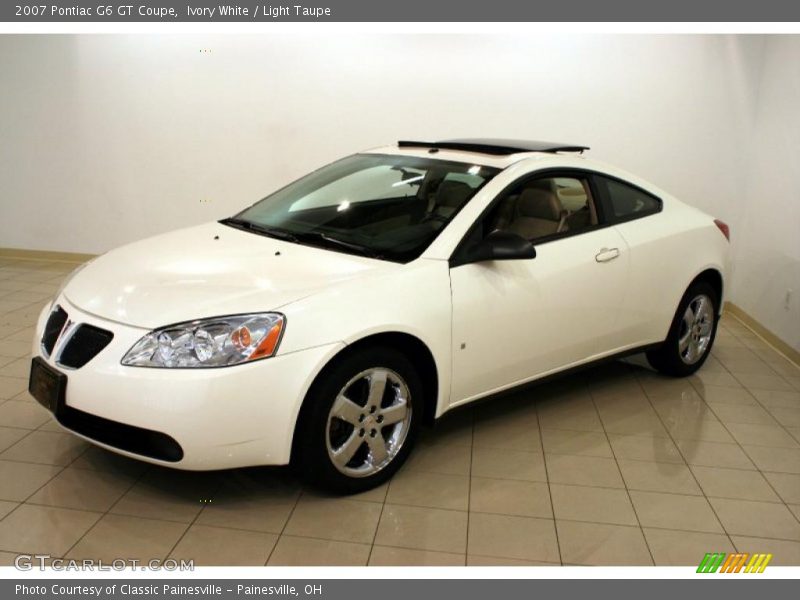 Ivory White / Light Taupe 2007 Pontiac G6 GT Coupe