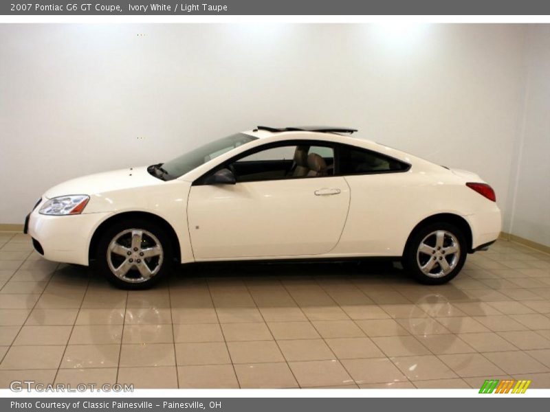 Ivory White / Light Taupe 2007 Pontiac G6 GT Coupe
