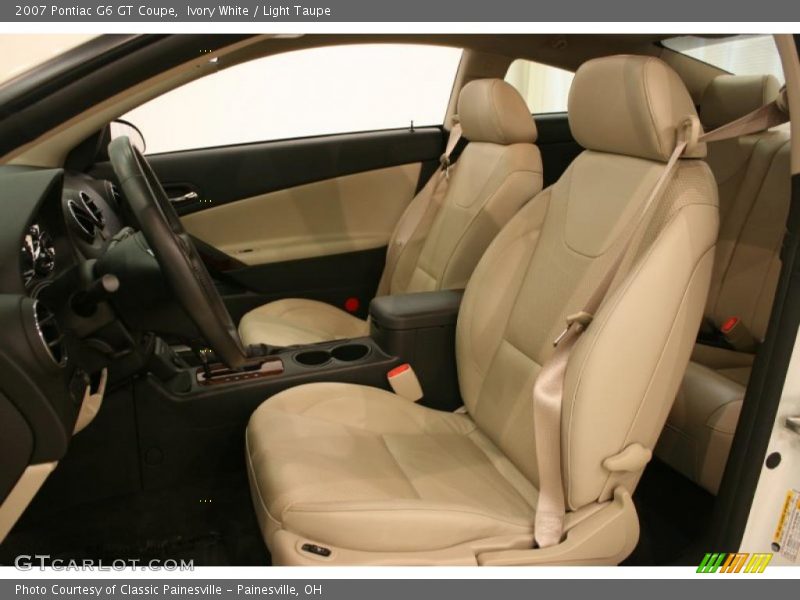 Ivory White / Light Taupe 2007 Pontiac G6 GT Coupe