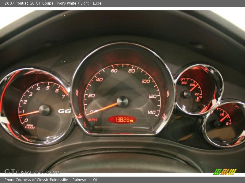 Ivory White / Light Taupe 2007 Pontiac G6 GT Coupe