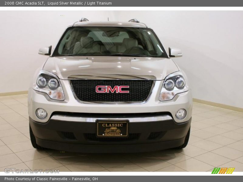 Liquid Silver Metallic / Light Titanium 2008 GMC Acadia SLT