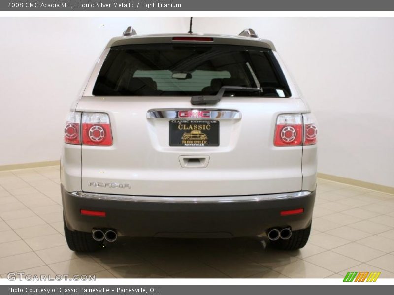 Liquid Silver Metallic / Light Titanium 2008 GMC Acadia SLT