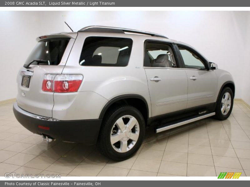Liquid Silver Metallic / Light Titanium 2008 GMC Acadia SLT