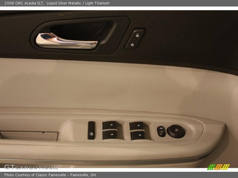 Liquid Silver Metallic / Light Titanium 2008 GMC Acadia SLT