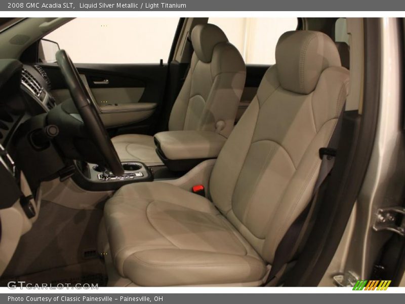 Liquid Silver Metallic / Light Titanium 2008 GMC Acadia SLT