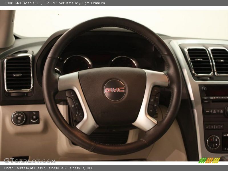 Liquid Silver Metallic / Light Titanium 2008 GMC Acadia SLT