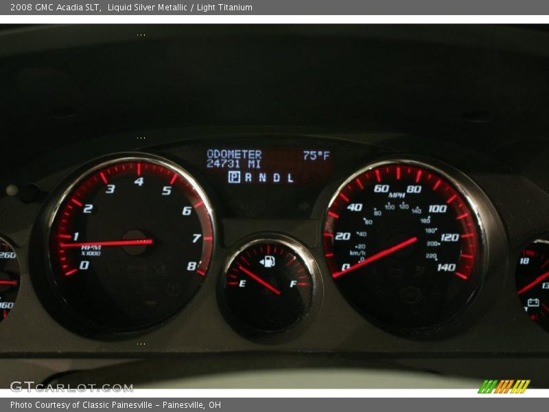 Liquid Silver Metallic / Light Titanium 2008 GMC Acadia SLT
