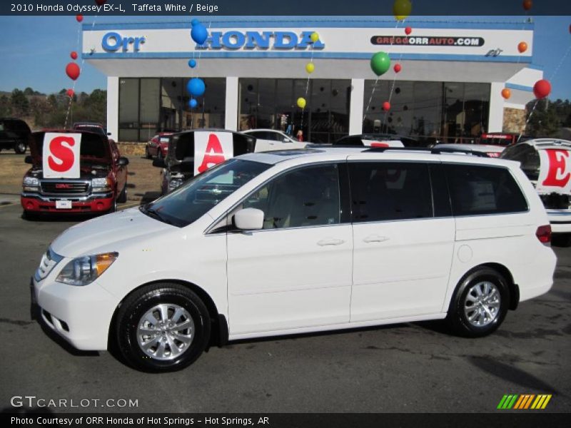Taffeta White / Beige 2010 Honda Odyssey EX-L