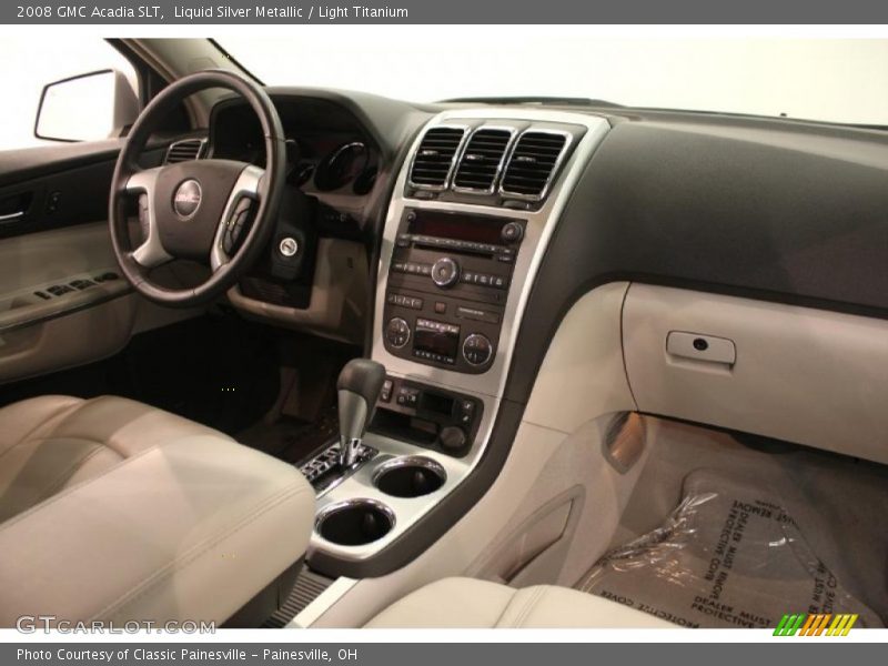 Liquid Silver Metallic / Light Titanium 2008 GMC Acadia SLT