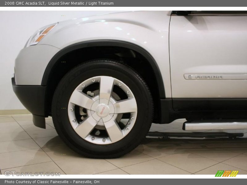 Liquid Silver Metallic / Light Titanium 2008 GMC Acadia SLT