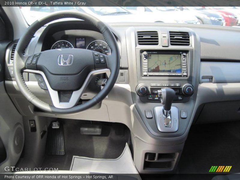 Taffeta White / Gray 2010 Honda CR-V EX-L