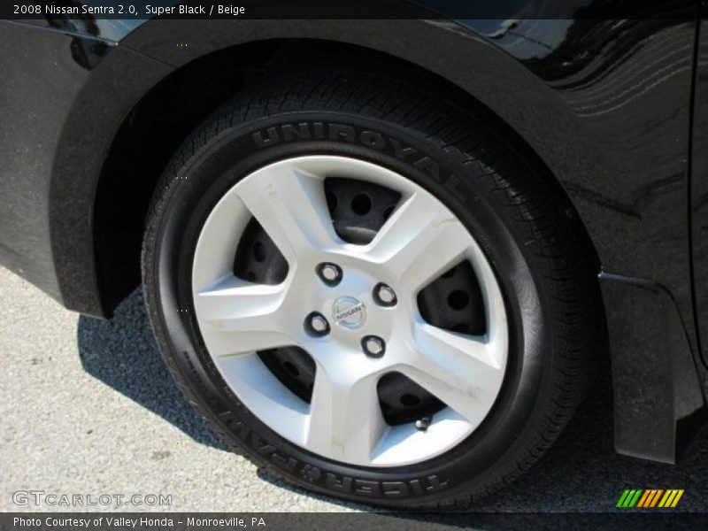 Super Black / Beige 2008 Nissan Sentra 2.0