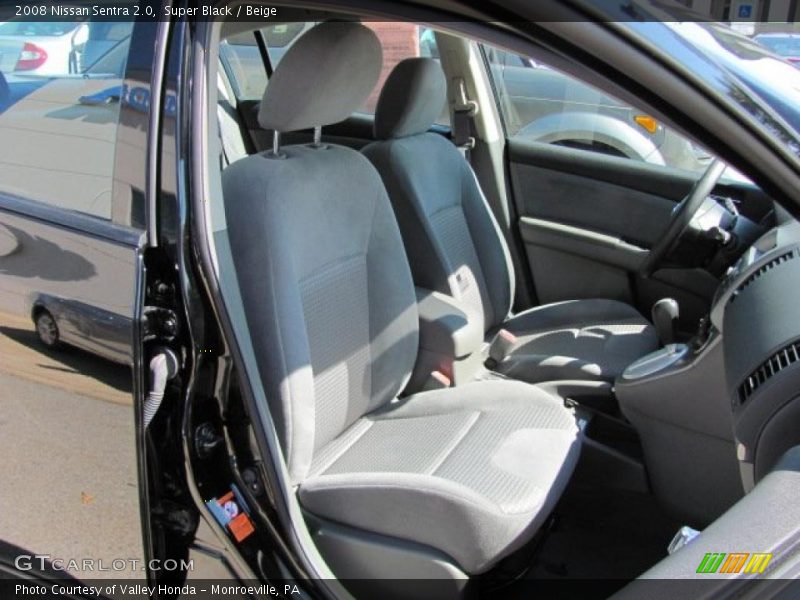 Super Black / Beige 2008 Nissan Sentra 2.0
