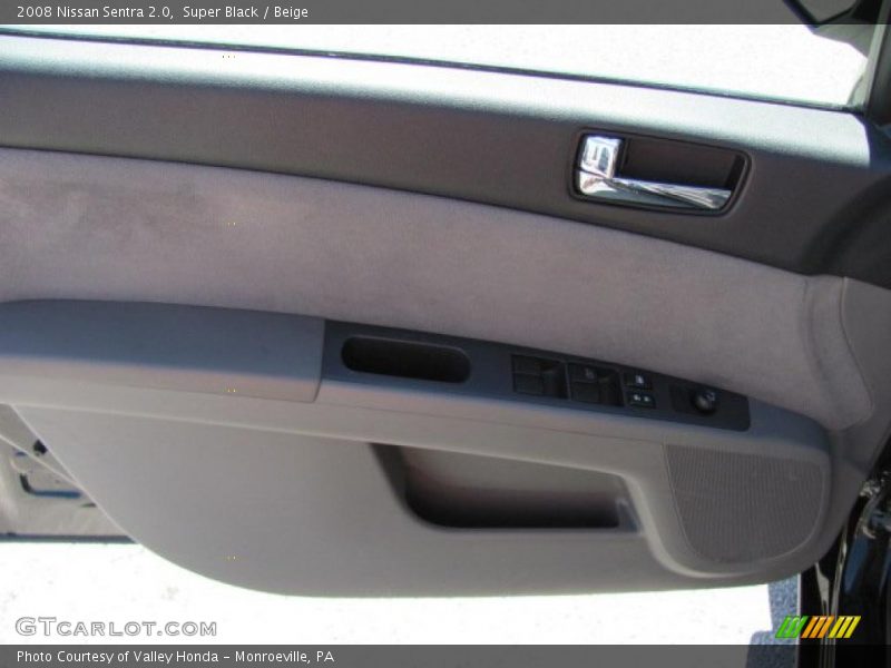 Super Black / Beige 2008 Nissan Sentra 2.0