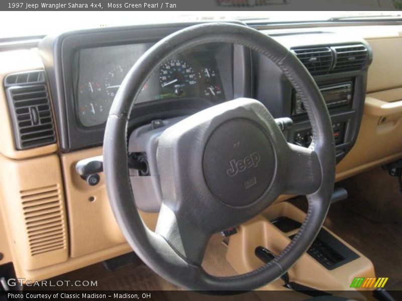Moss Green Pearl / Tan 1997 Jeep Wrangler Sahara 4x4