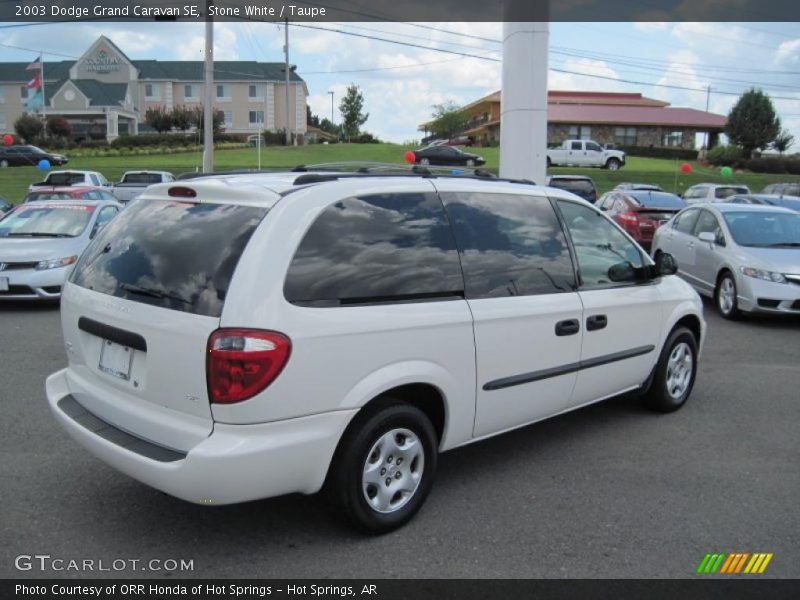 Stone White / Taupe 2003 Dodge Grand Caravan SE