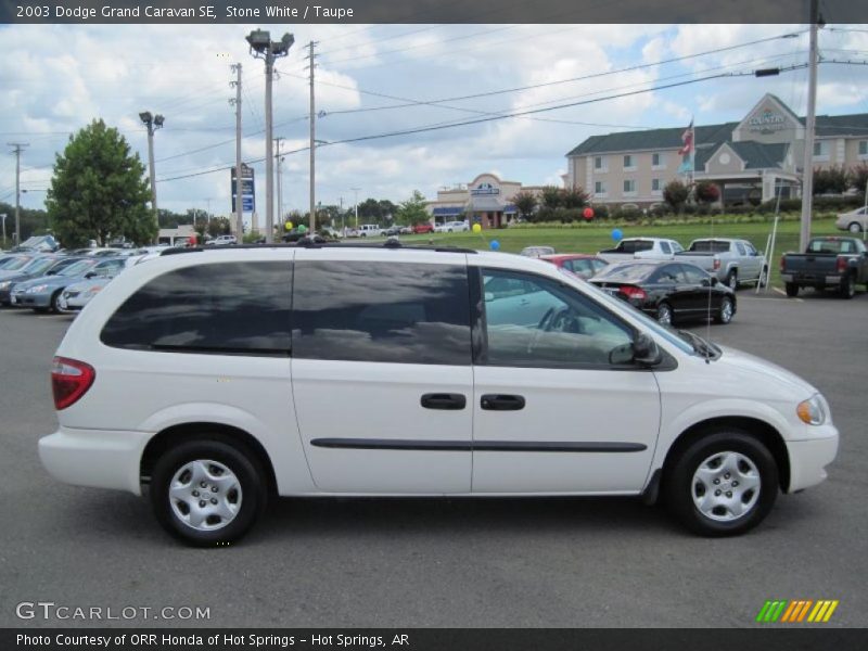 Stone White / Taupe 2003 Dodge Grand Caravan SE