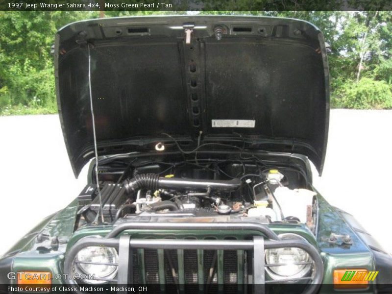 Moss Green Pearl / Tan 1997 Jeep Wrangler Sahara 4x4