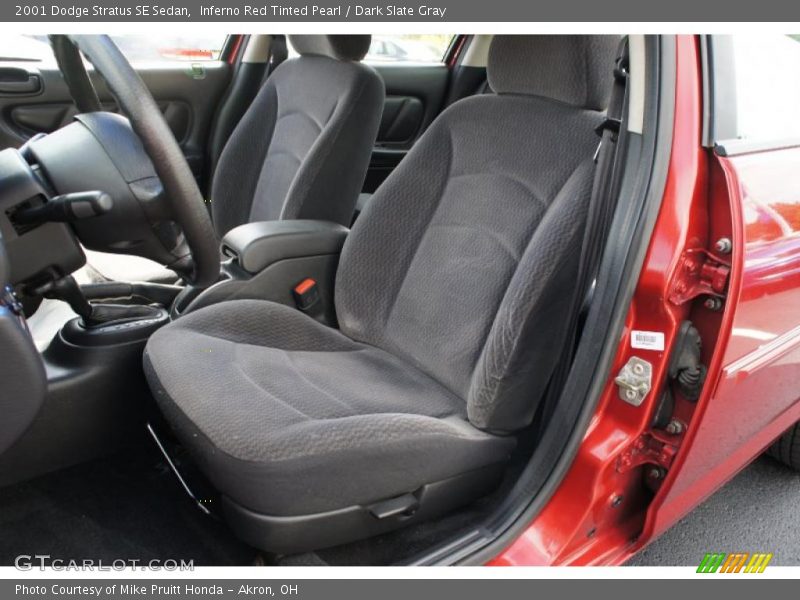 Inferno Red Tinted Pearl / Dark Slate Gray 2001 Dodge Stratus SE Sedan