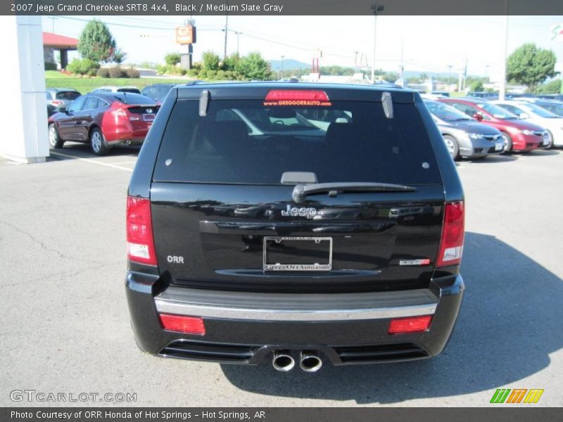 Black / Medium Slate Gray 2007 Jeep Grand Cherokee SRT8 4x4