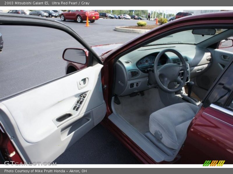 Ultra Red Pearl / Gray 2003 Mitsubishi Galant ES
