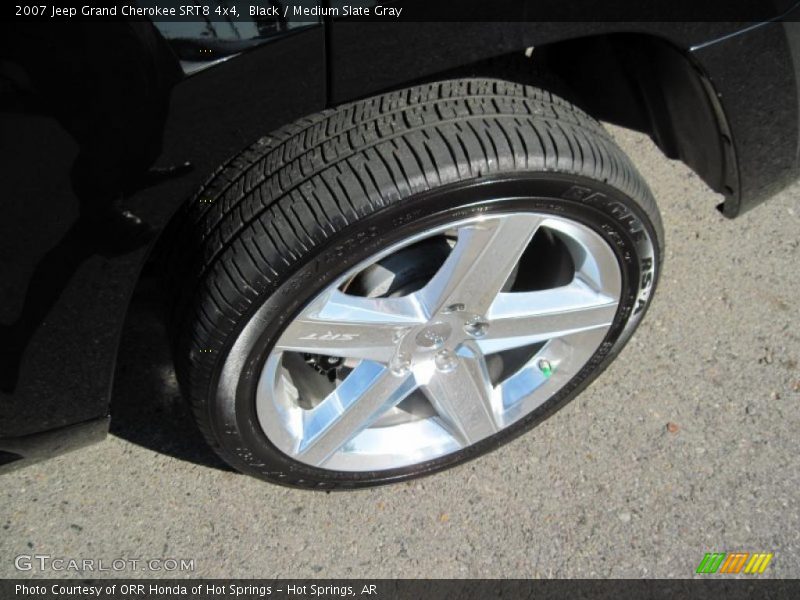 Black / Medium Slate Gray 2007 Jeep Grand Cherokee SRT8 4x4