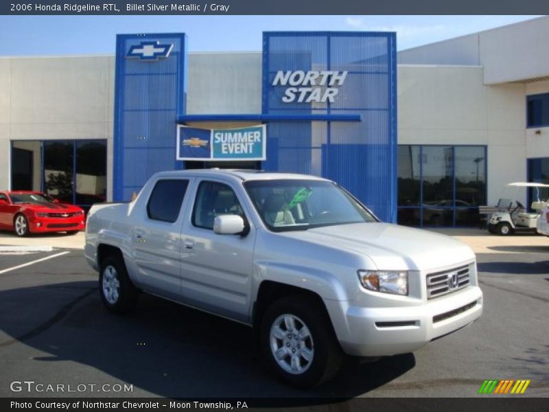 Billet Silver Metallic / Gray 2006 Honda Ridgeline RTL