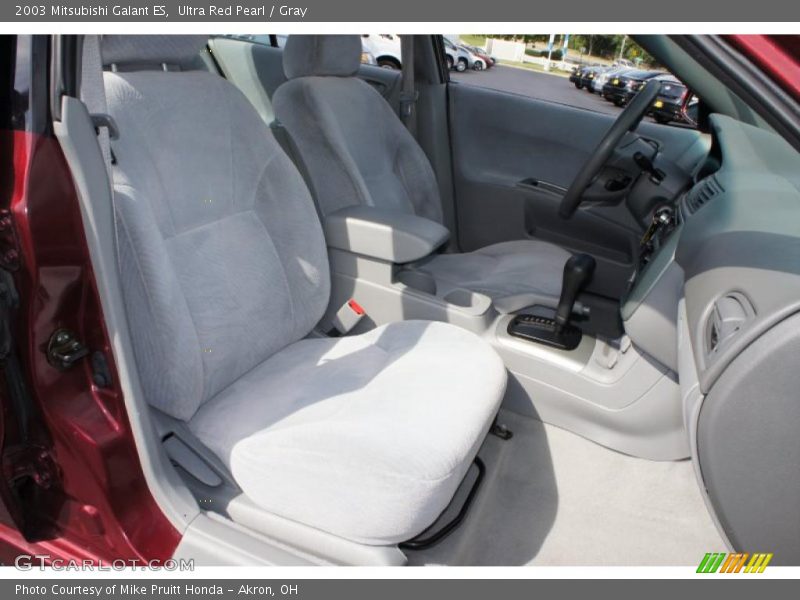 Ultra Red Pearl / Gray 2003 Mitsubishi Galant ES