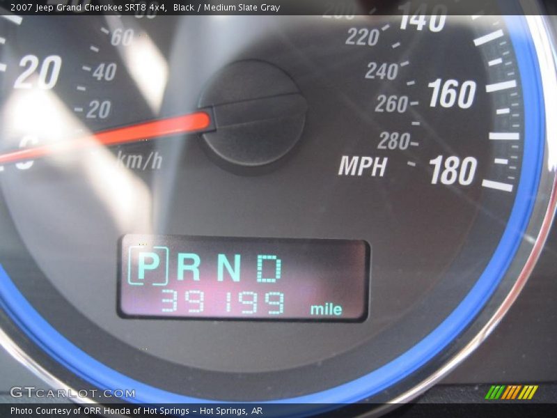 Black / Medium Slate Gray 2007 Jeep Grand Cherokee SRT8 4x4