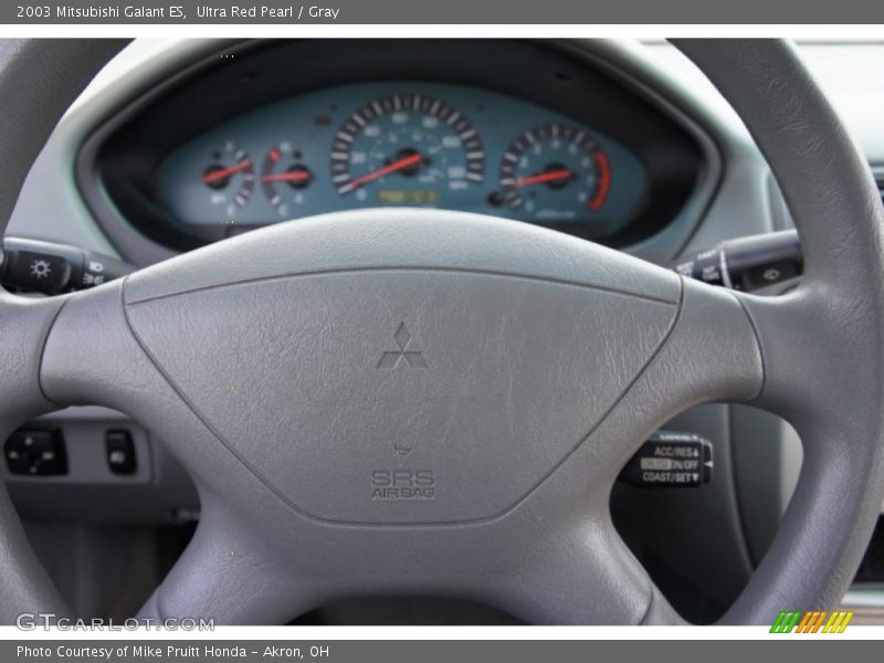 Ultra Red Pearl / Gray 2003 Mitsubishi Galant ES