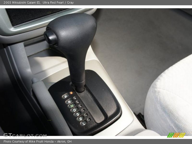 Ultra Red Pearl / Gray 2003 Mitsubishi Galant ES