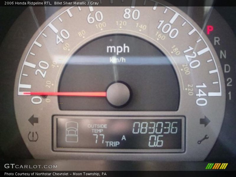 Billet Silver Metallic / Gray 2006 Honda Ridgeline RTL