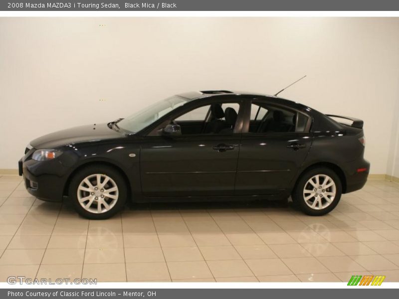 Black Mica / Black 2008 Mazda MAZDA3 i Touring Sedan