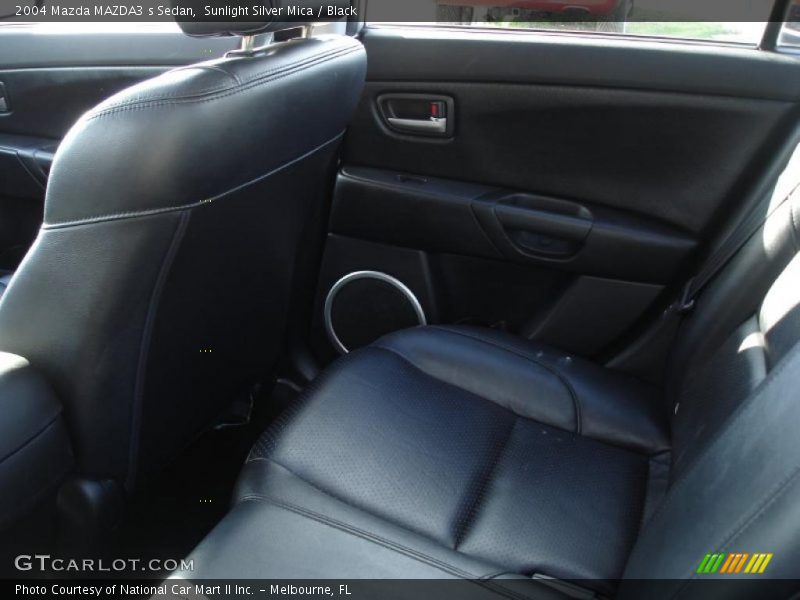 Sunlight Silver Mica / Black 2004 Mazda MAZDA3 s Sedan