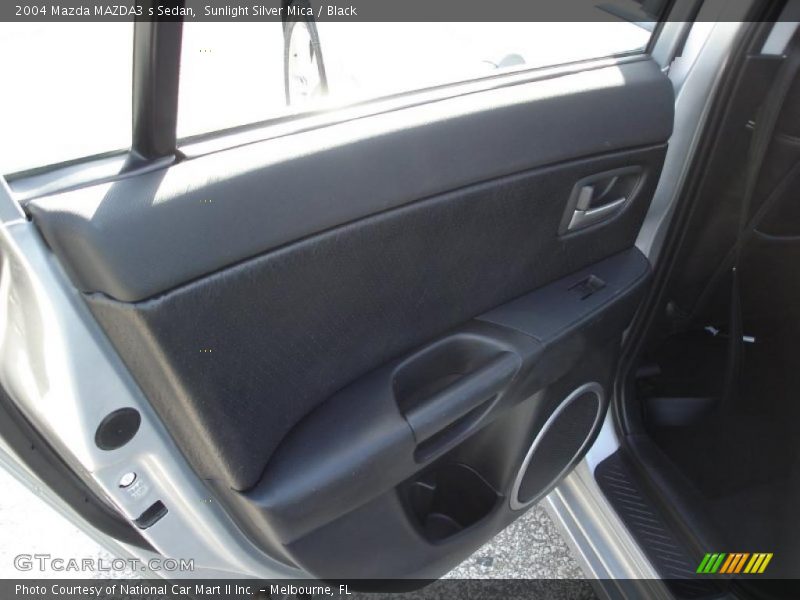Sunlight Silver Mica / Black 2004 Mazda MAZDA3 s Sedan