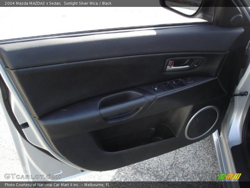Sunlight Silver Mica / Black 2004 Mazda MAZDA3 s Sedan