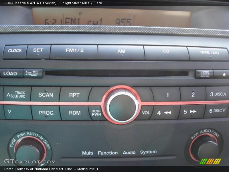 Sunlight Silver Mica / Black 2004 Mazda MAZDA3 s Sedan