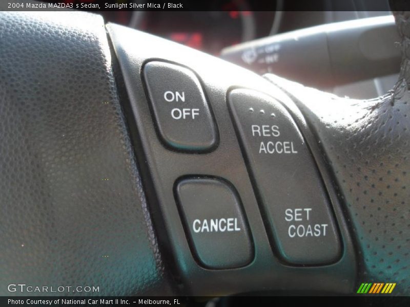 Sunlight Silver Mica / Black 2004 Mazda MAZDA3 s Sedan