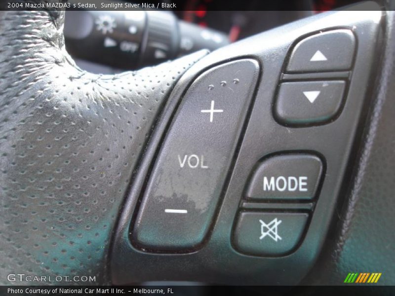 Sunlight Silver Mica / Black 2004 Mazda MAZDA3 s Sedan