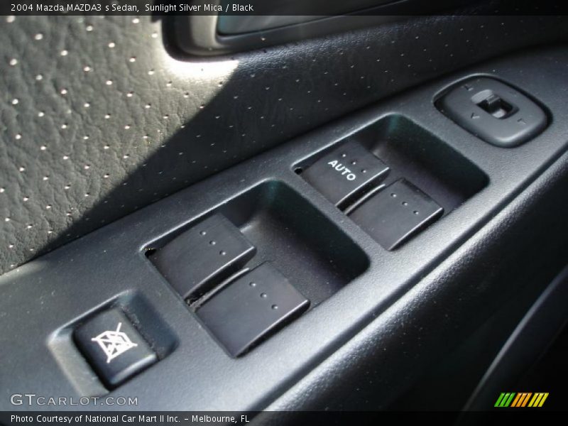 Sunlight Silver Mica / Black 2004 Mazda MAZDA3 s Sedan