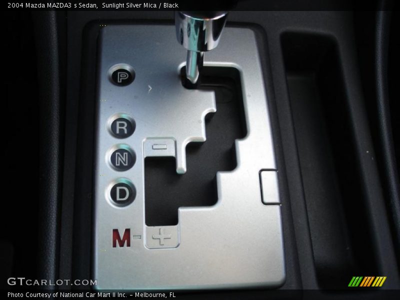 Sunlight Silver Mica / Black 2004 Mazda MAZDA3 s Sedan