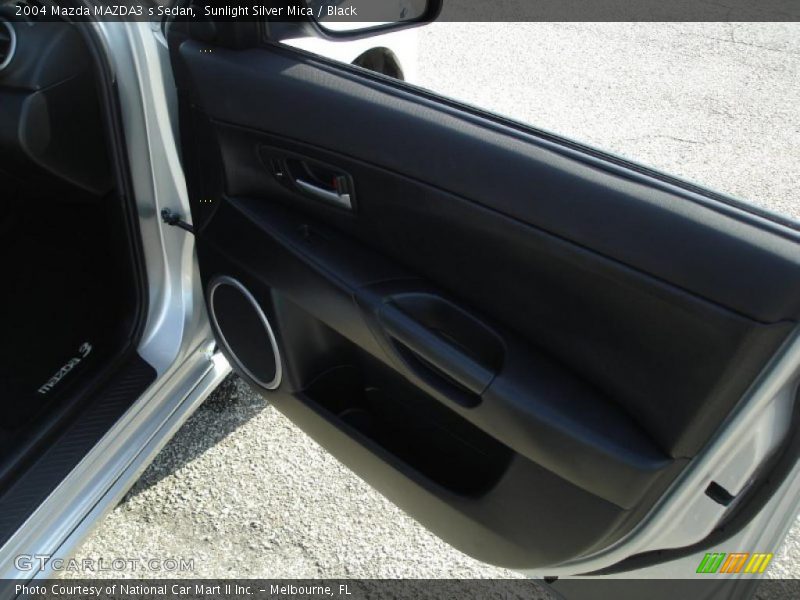 Sunlight Silver Mica / Black 2004 Mazda MAZDA3 s Sedan