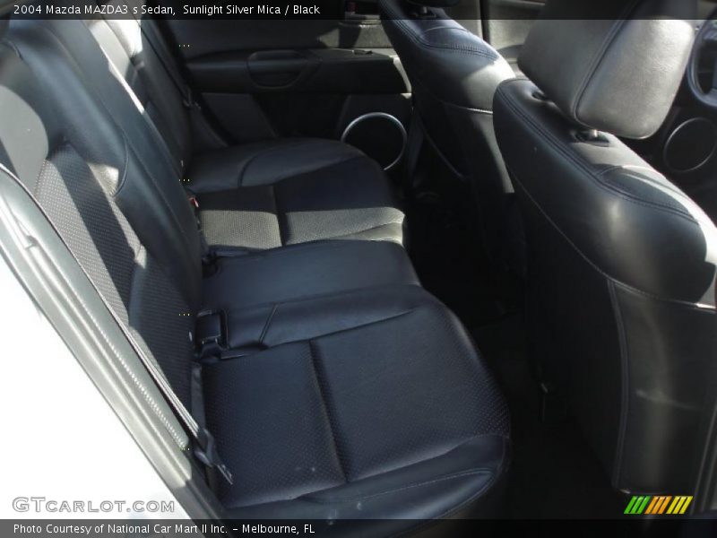 Sunlight Silver Mica / Black 2004 Mazda MAZDA3 s Sedan
