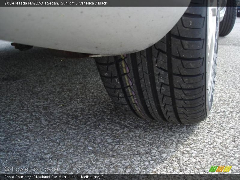 Sunlight Silver Mica / Black 2004 Mazda MAZDA3 s Sedan