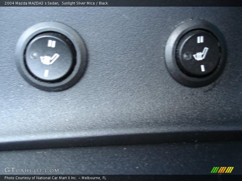 Sunlight Silver Mica / Black 2004 Mazda MAZDA3 s Sedan