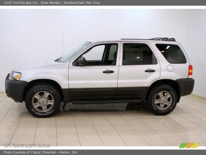 Silver Metallic / Medium/Dark Flint Grey 2005 Ford Escape XLS